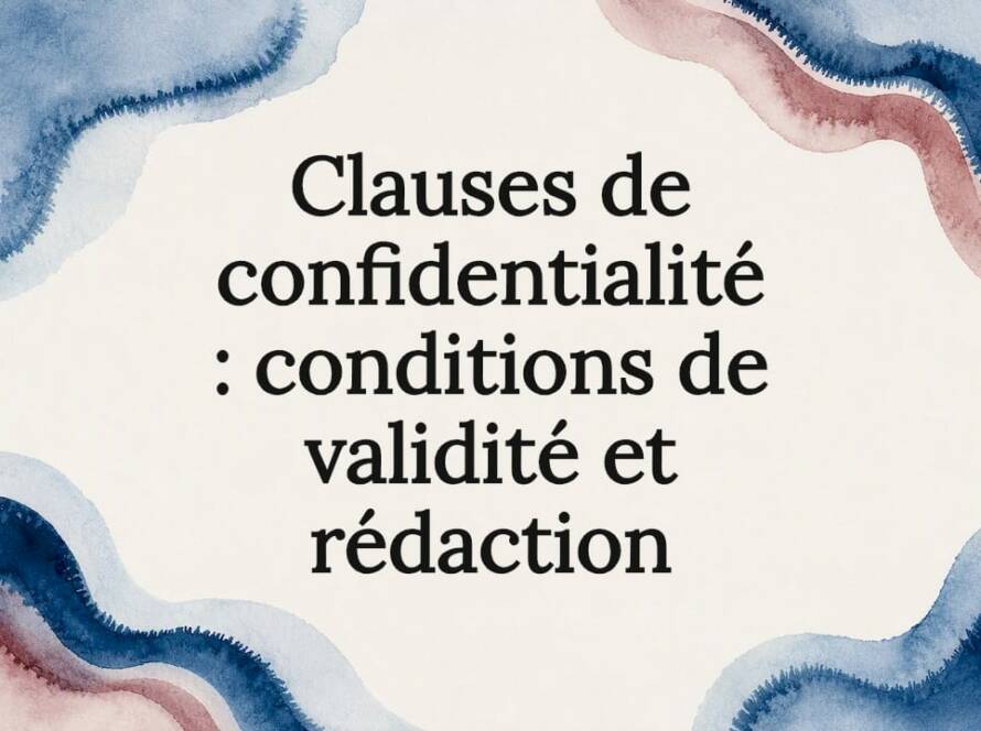 Encadrement aquarelle abstrait pour article juridique