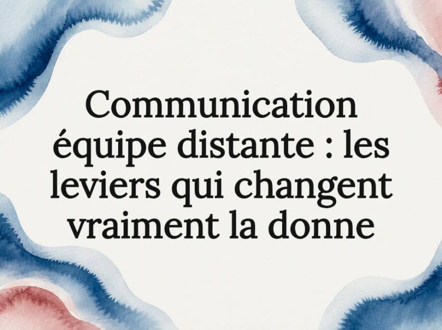 Carte titre abstraite sur la communication à distance