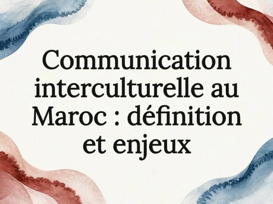 Carte au style aquarelle sur la communication interculturelle