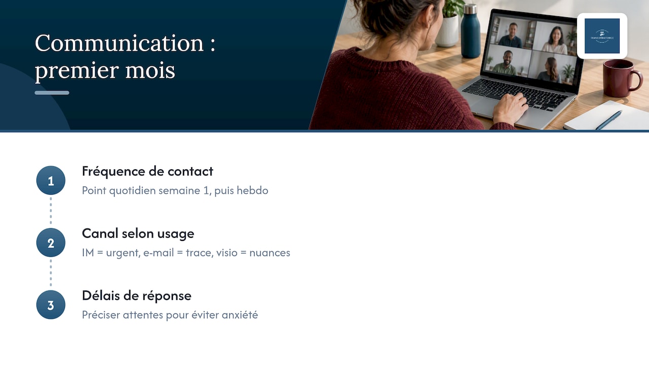 Trois règles pour bien communiquer à distance
