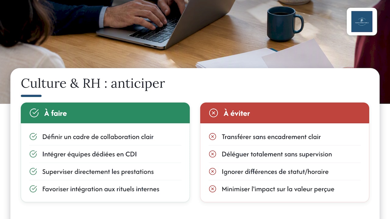 Impact sur la culture d'entreprise et la gestion des ressources humaines — overview diagram