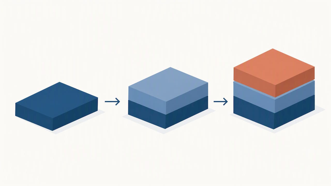Illustration des trois composantes du coût EOR