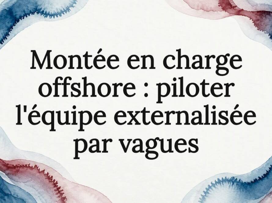 Carte titre ornée de rubans aquarelle